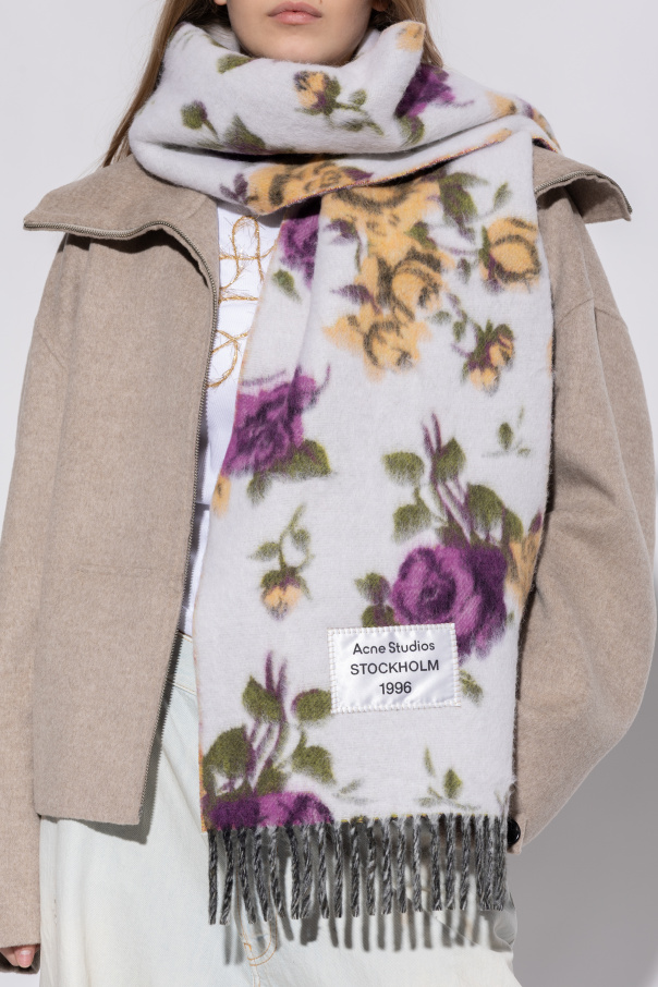 Acne Studios Bufanda con logo