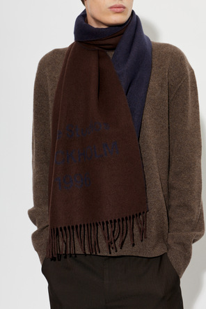 Acne Studios Wool scarf with fringes