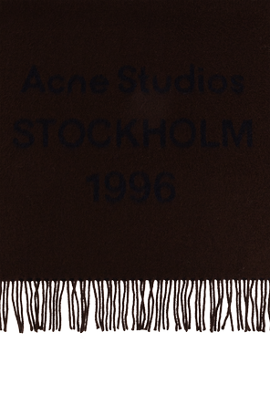Acne Studios Wool scarf with fringes