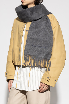 Acne Studios Scarf with logo patch