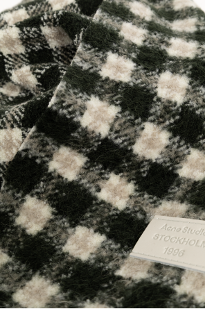 Acne Studios Scarf with a check pattern