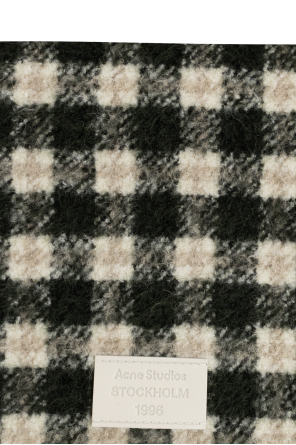 Acne Studios Scarf with a check pattern