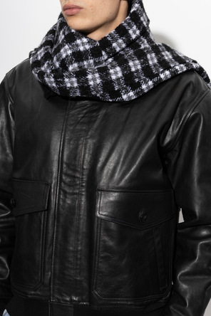 Acne Studios Bufanda de lana con flecos