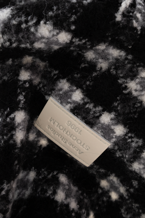 Acne Studios Bufanda de lana con flecos