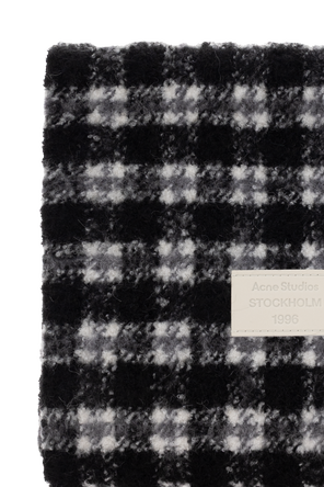Acne Studios Bufanda de lana con flecos