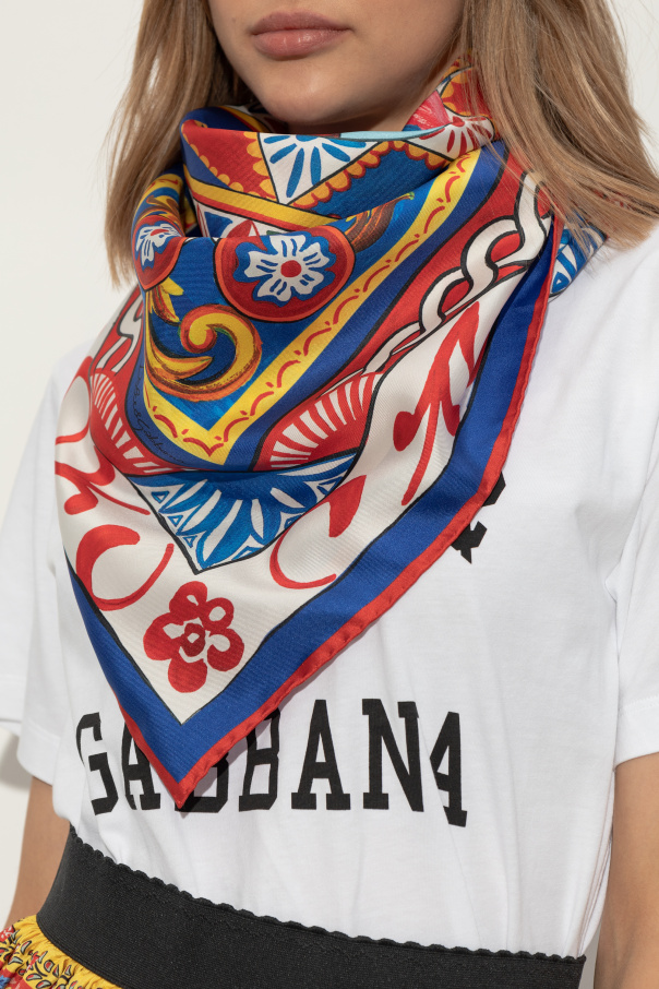 Dolce & Gabbana Scarf with Carretto pattern