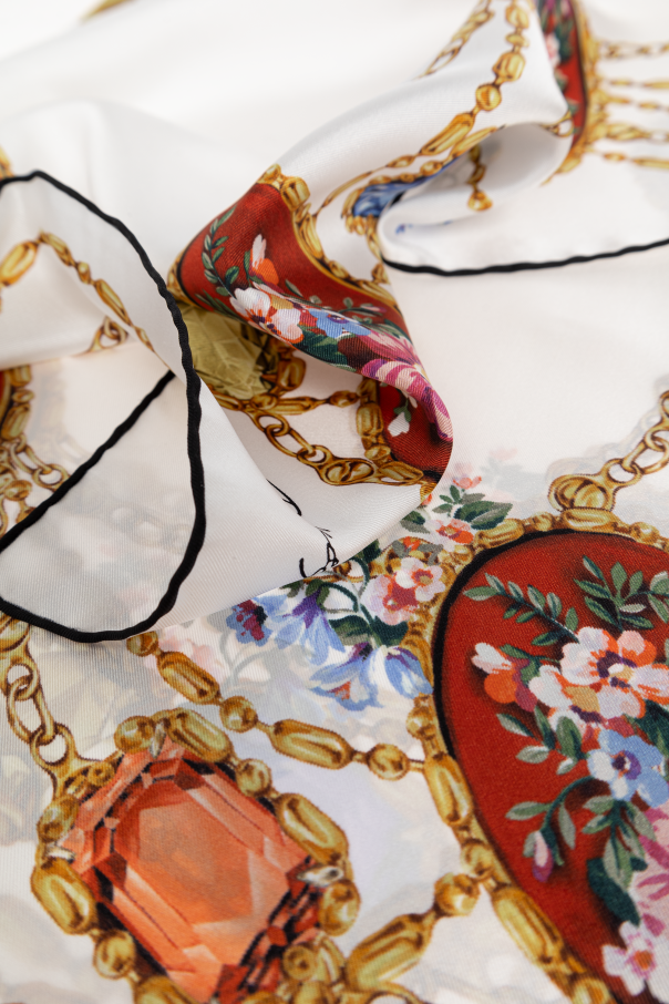 Dolce & Gabbana Silk scarf with print