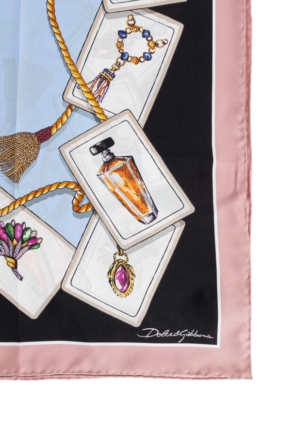Dolce & Gabbana Silk scarf with print