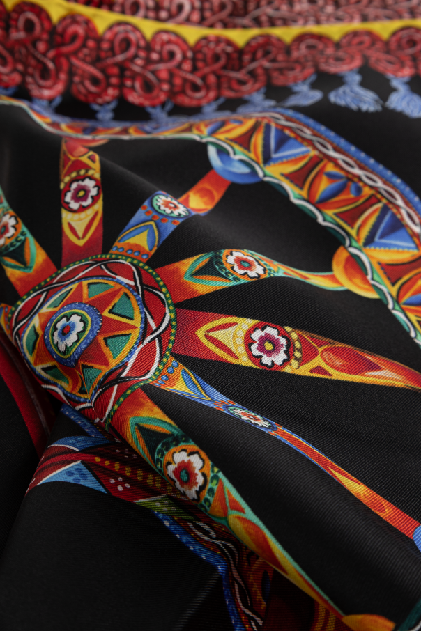 Dolce & Gabbana Seidentuch mit "Carretto"-Print