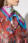 Dolce & Gabbana Silk shawl with floral motif