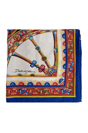 Seidenschal mit „carretto“-print od Dolce & Gabbana