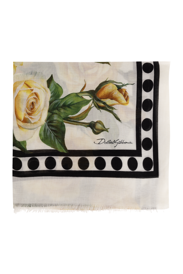 Dolce & Gabbana Scarf with floral motif
