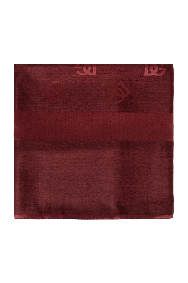 Silk scarf with monogram od Dolce & Gabbana
