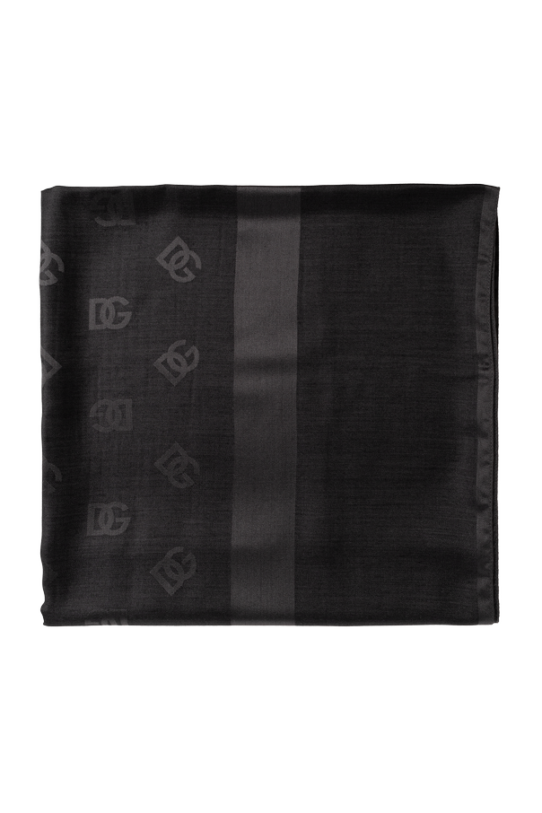 Silk scarf with monogram od Dolce & Gabbana