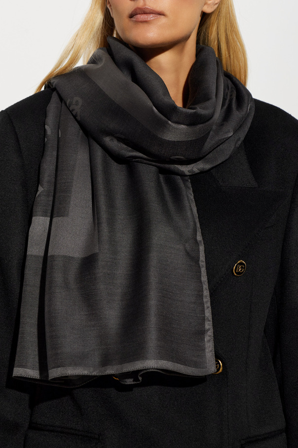 Dolce & Gabbana Silk scarf with monogram