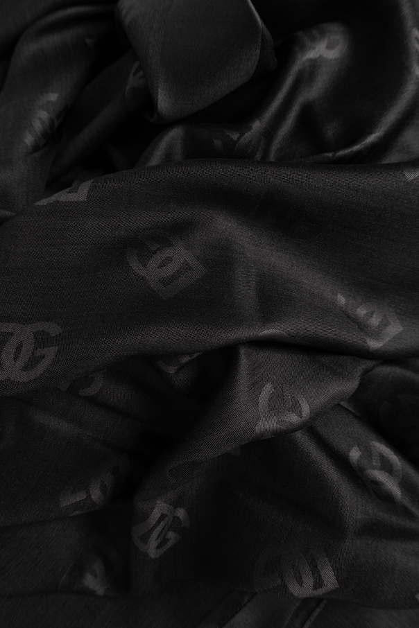 Dolce & Gabbana Silk scarf with monogram