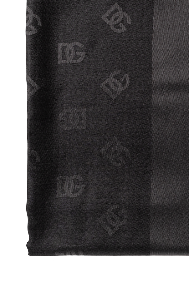 Dolce & Gabbana Silk scarf with monogram
