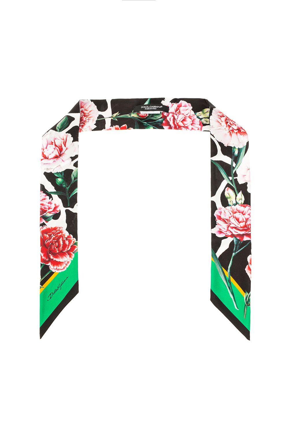 Floral silk scarf in multicoloured - Dolce Gabbana