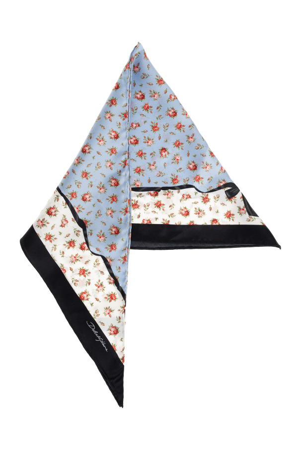 Triangular scarf with print od Dolce & Gabbana