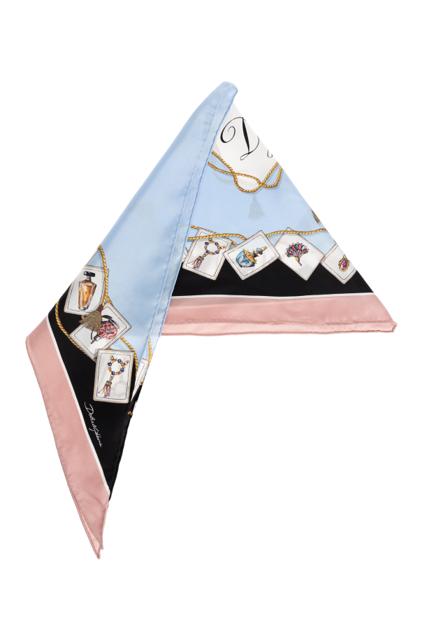 Triangular scarf with print od Dolce & Gabbana