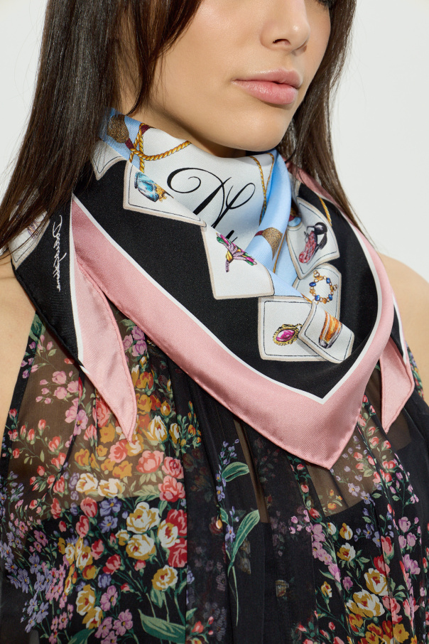Dolce & Gabbana Dreieckiges Tuch mit Aufdruck