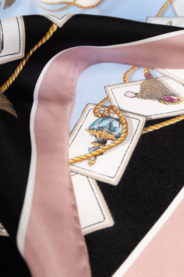 Dolce & Gabbana Dreieckiges Tuch mit Aufdruck