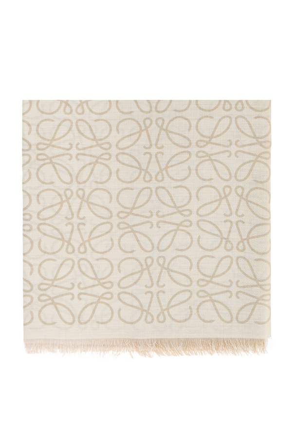Monogram wool scarf od Loewe