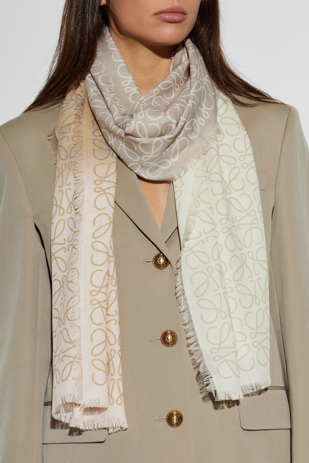 Loewe Wełniany szal z monogramem