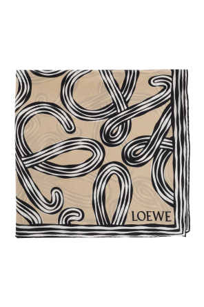 Silk scarf with print od Loewe