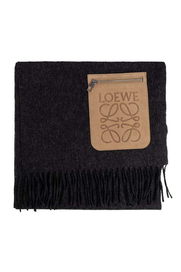 Wool scarf with logo od Loewe