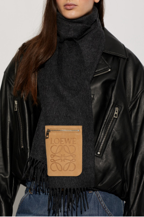 Wool scarf with logo od Loewe
