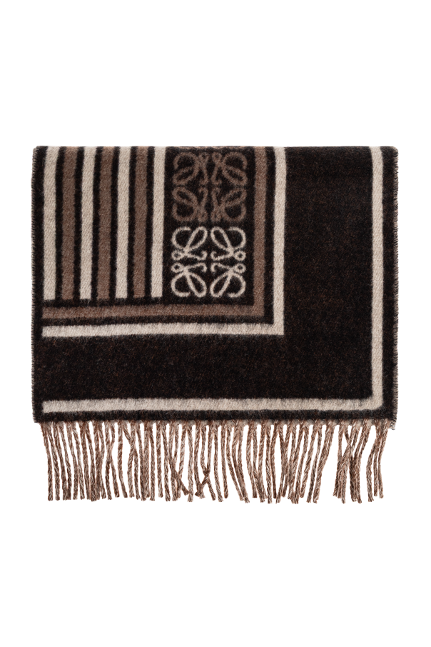 Wool scarf with logo od Loewe