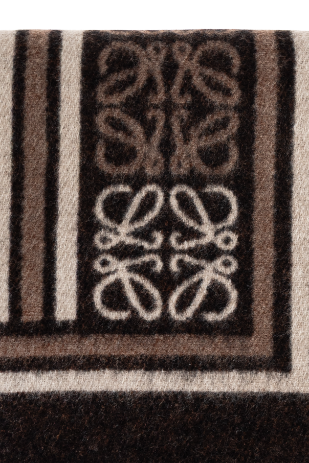 Loewe Wool scarf with logo