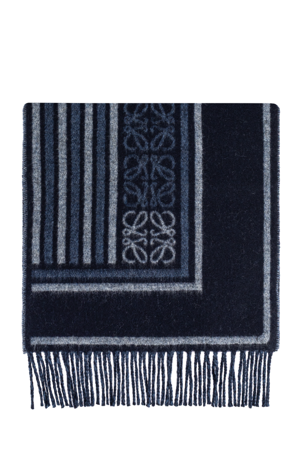 Wool scarf with logo od Loewe