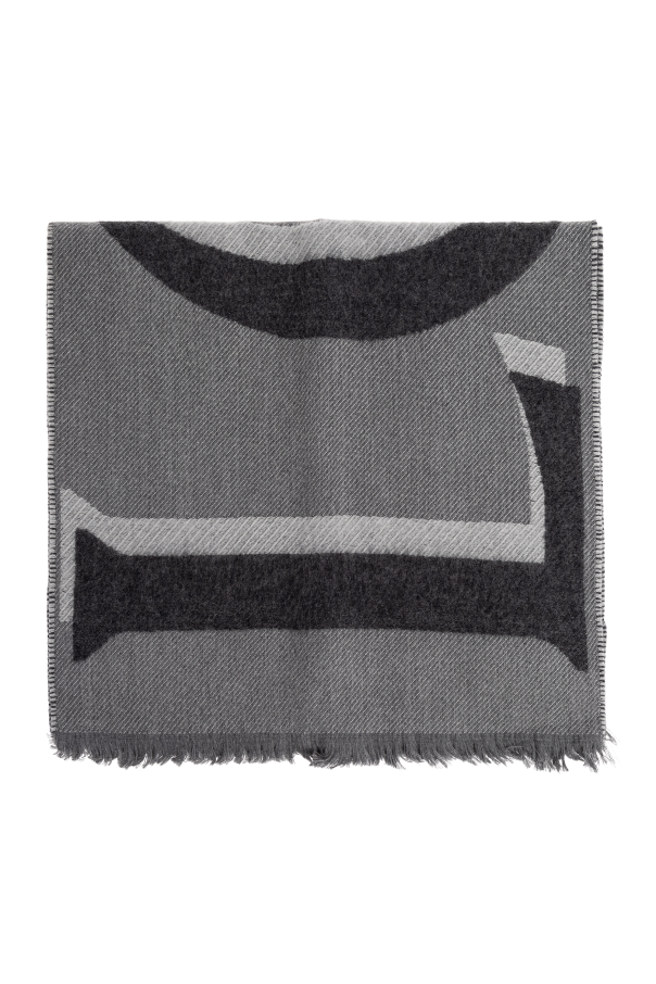 Loewe Wool scarf with logo
