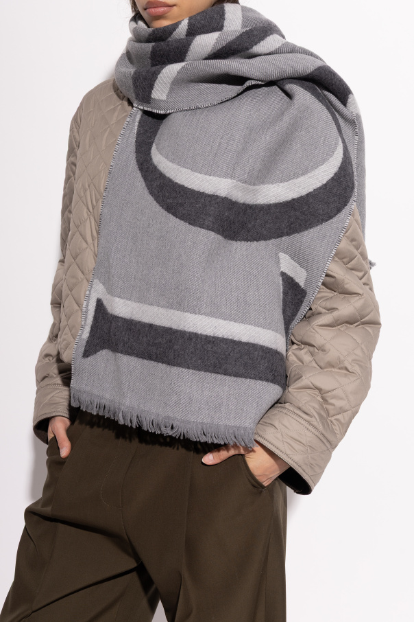 Loewe Wool scarf with logo