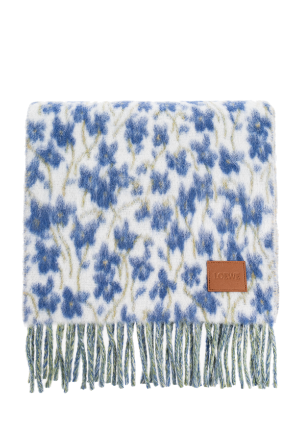 Scarf with floral motif od Loewe