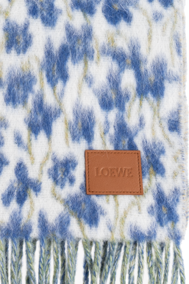Loewe Scarf with floral motif