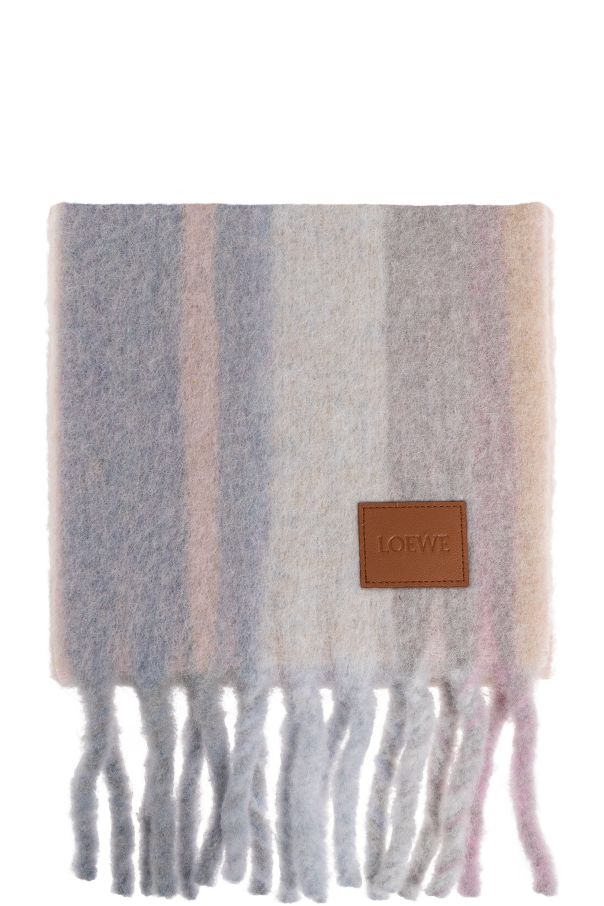 Loewe Bufanda de lana con parche