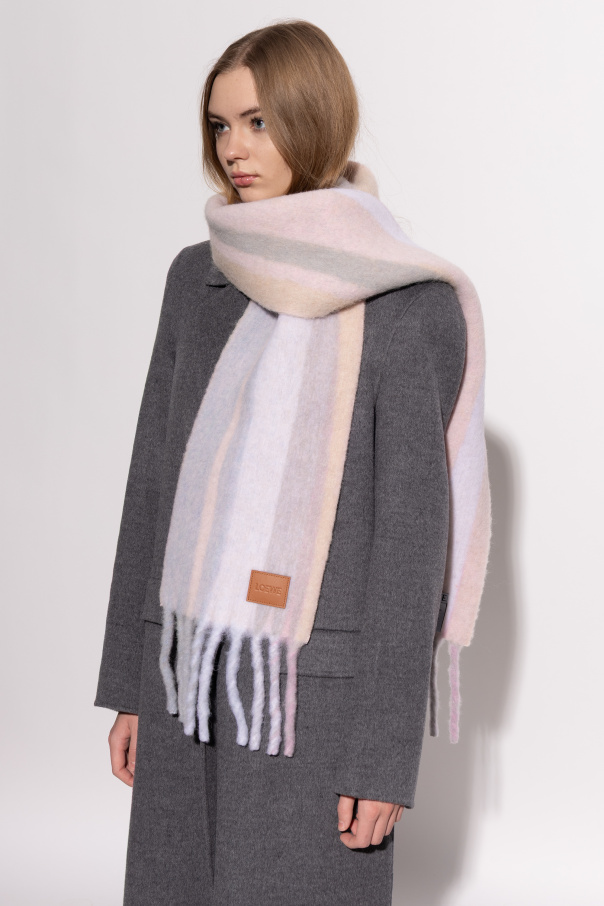Loewe Bufanda de lana con parche