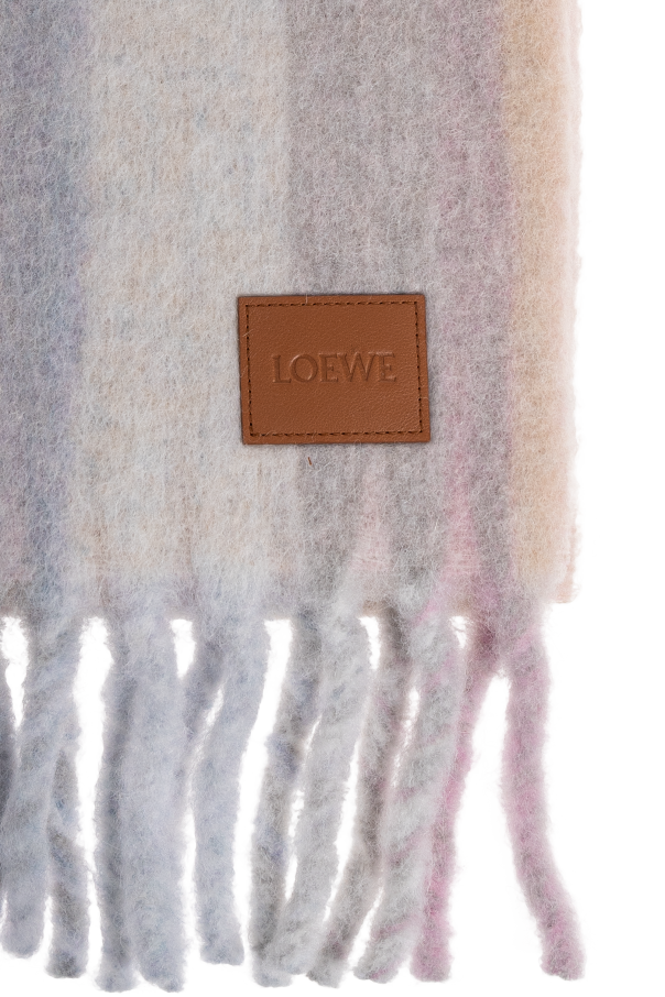 Loewe Bufanda de lana con parche