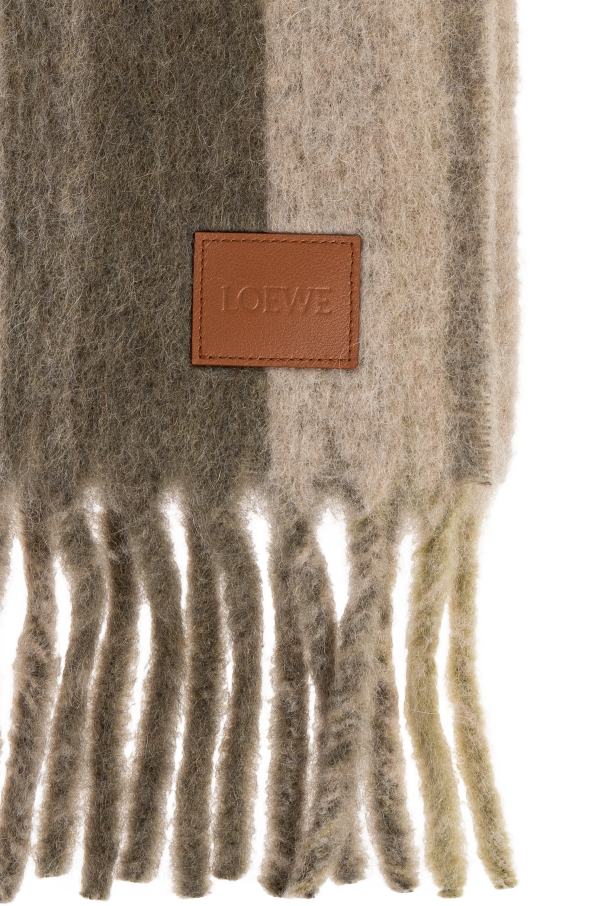 Loewe Wollschal mit Logo-Aufnäher