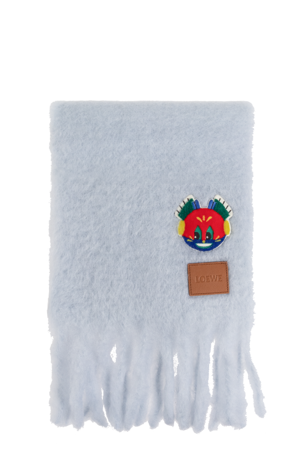 Scarf with patch od Loewe