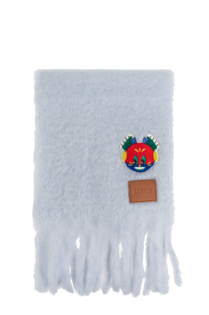 Scarf with patch od Loewe