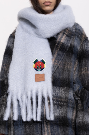 Scarf with patch od Loewe