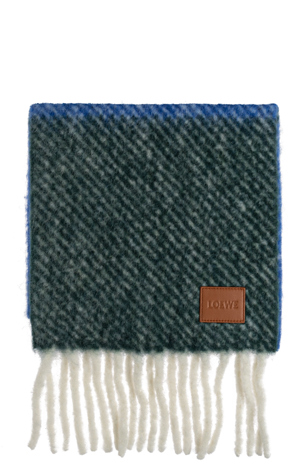 Scarf with logo patch od Loewe