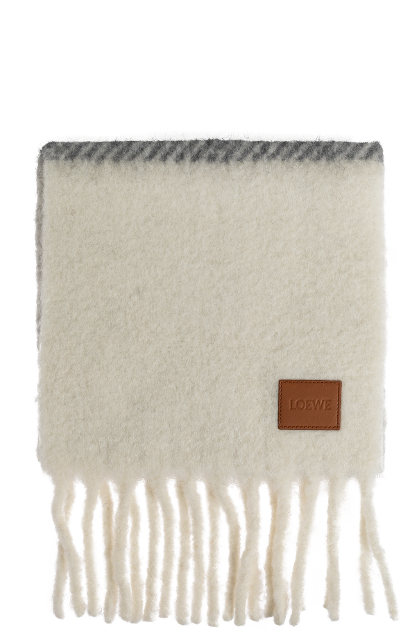 Scarf with logo patch od Loewe