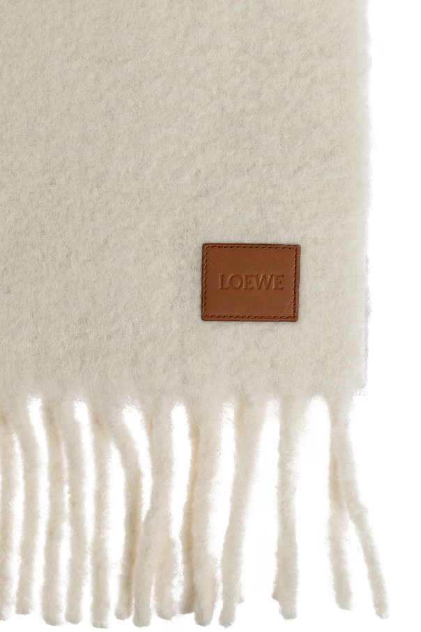 Loewe Bufanda con parche de logo