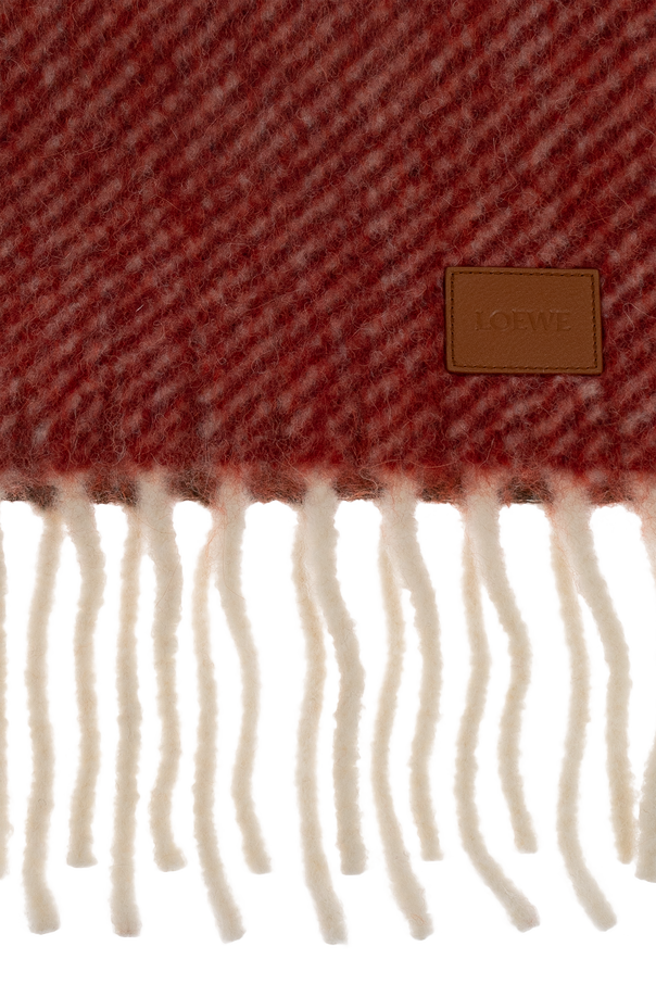 Loewe Schal mit Fransen