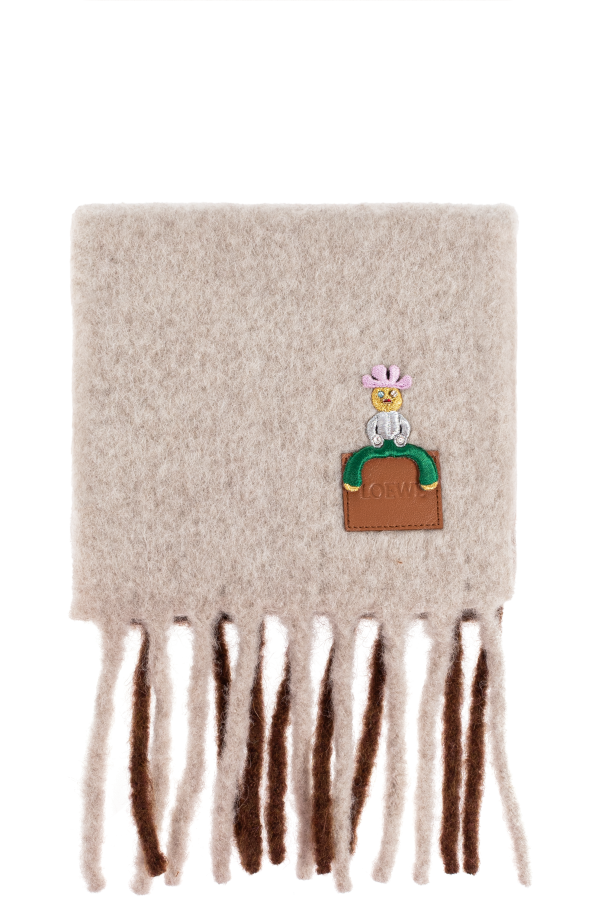 Scarf with applique od Loewe